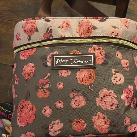 Betsey Johnson Handbags - BETSEY JOHNSON Insulated Lunch Box Tote Cooler Bag Multicolor Floral, NWT